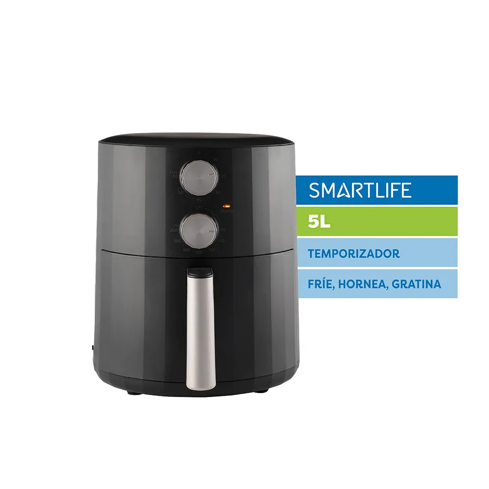 Freidora de Aire Manual 5Lts SL-AF0050MB Smartlife