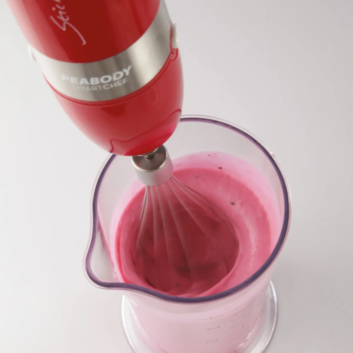 Licuadora de mano Mixer Peabody Smartchef Pe-LMA327r 800w Color Rojo - Imagen 2