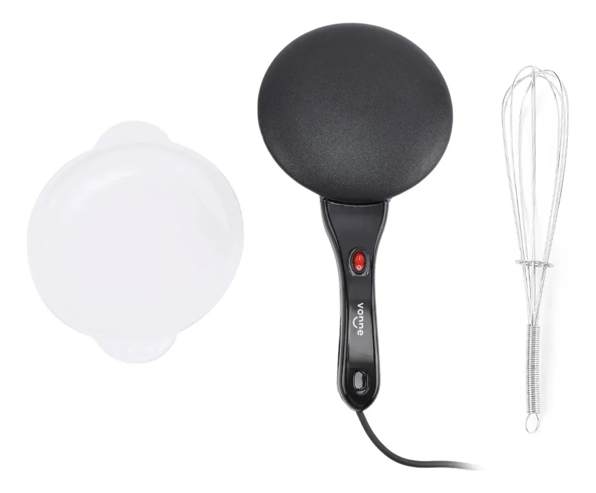 Panquequera Eléctrica Vonne portátil con bowl y batidor CPAI-B600 - Imagen 2