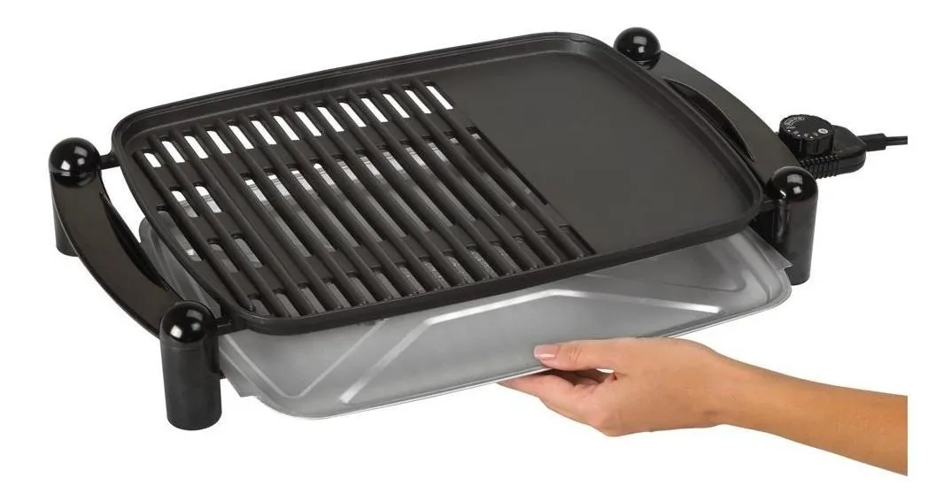 Parrilla Eléctrica Black+Decker Sizzlelean™ IG201-AR negra - Imagen 7