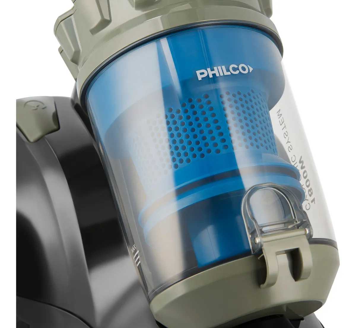 Aspiradora Ciclónica Philco 1800W Color Gris 1,2 Litros PHASC1933PI - Imagen 3