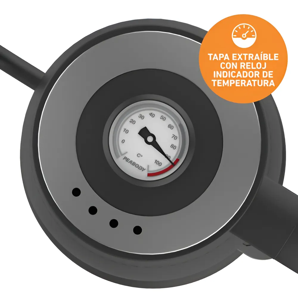 Jarra eléctrica Barista Peabody PE-CK8368 0.8L 1200W Cuello cisne - Imagen 7