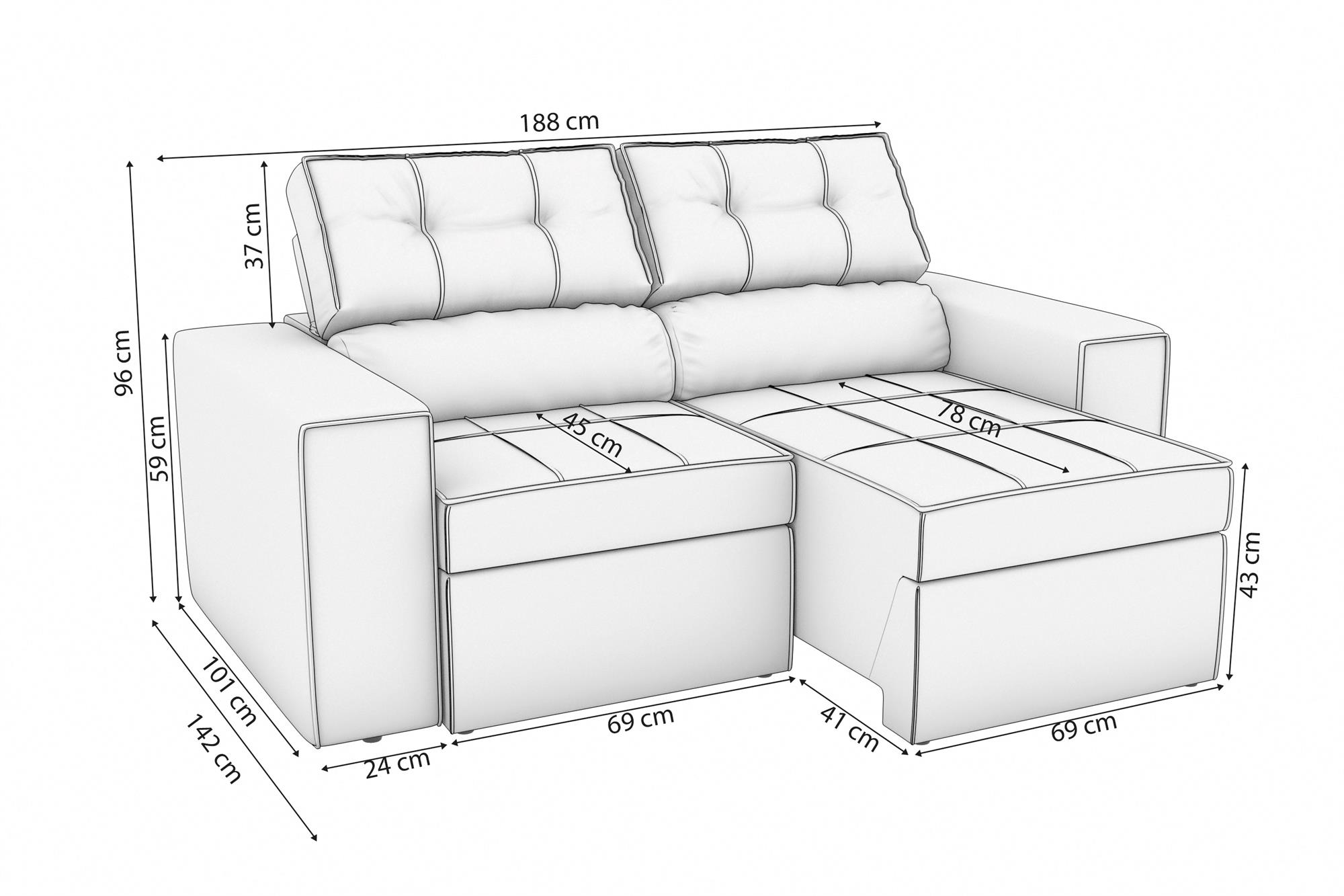 Sofá Kappesberg Lanus S125‑2 A035 tapizado en veludo - Imagen 5
