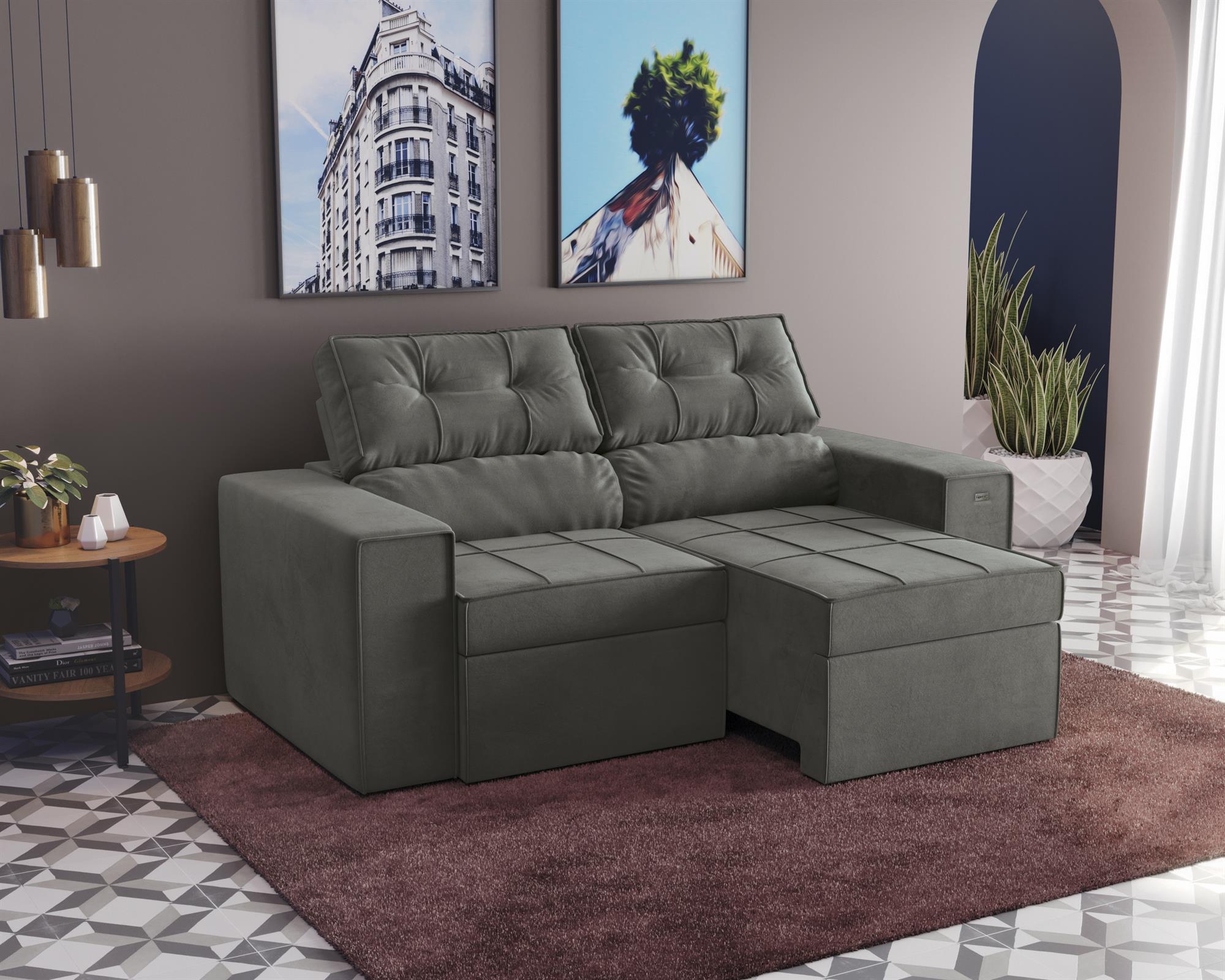 Sofá Kappesberg Lanus S125‑2 A035 tapizado en veludo - Imagen 6