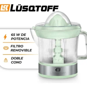 Exprimidor eléctrico Lüsqtoff LQ-EC600 65W con jarra de 700ml