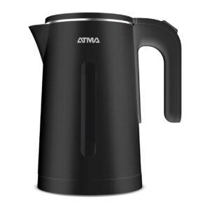 Pava Eléctrica ATMA PEAT1351BP 1,8 L Inox Negra 1500 W
