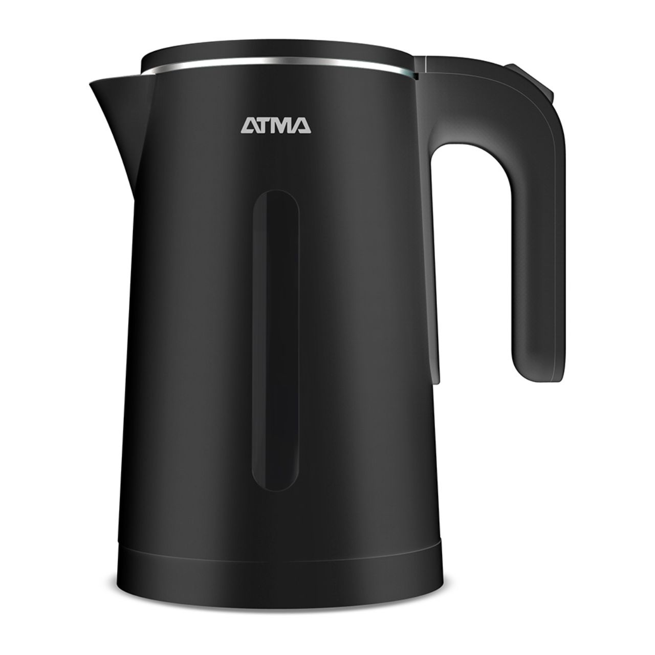 Pava Eléctrica ATMA PEAT1351BP 1,8 L Inox Negra 1500 W
