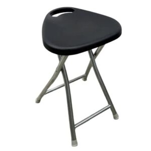 Banqueta Luxury Home LH‑813 Negra de acero y plástico