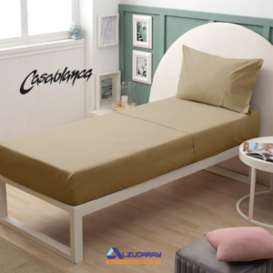 Juego de Sábanas Casablanca Oro – Twin / 1½ Plaza (144 hilos)