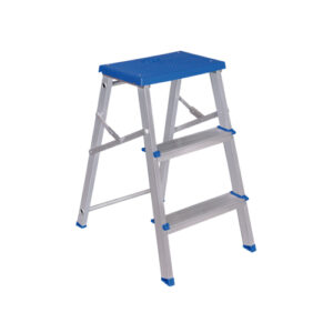 Banqueta Escalera MOR 13920 de Aluminio 3 Escalones Plegable 120 kg