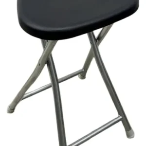 Banqueta Luxury Home LH‑813 Negra de acero y plástico