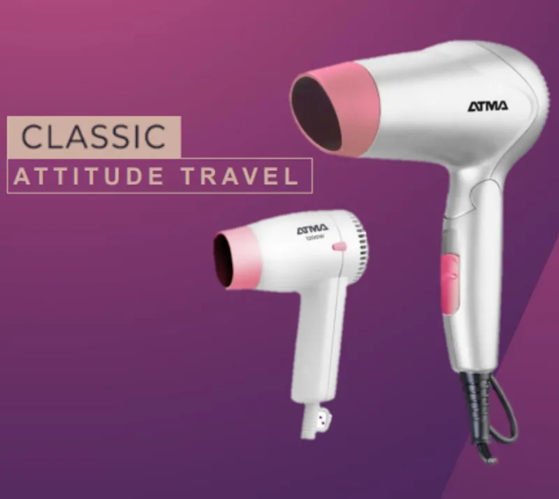 Secador de Pelo ATMA SP8905P 1200W Plegable Shine Travel - Imagen 4
