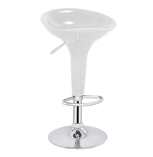 Banqueta de Bar Vonne BABS3‑B Regulable Blanco ABS