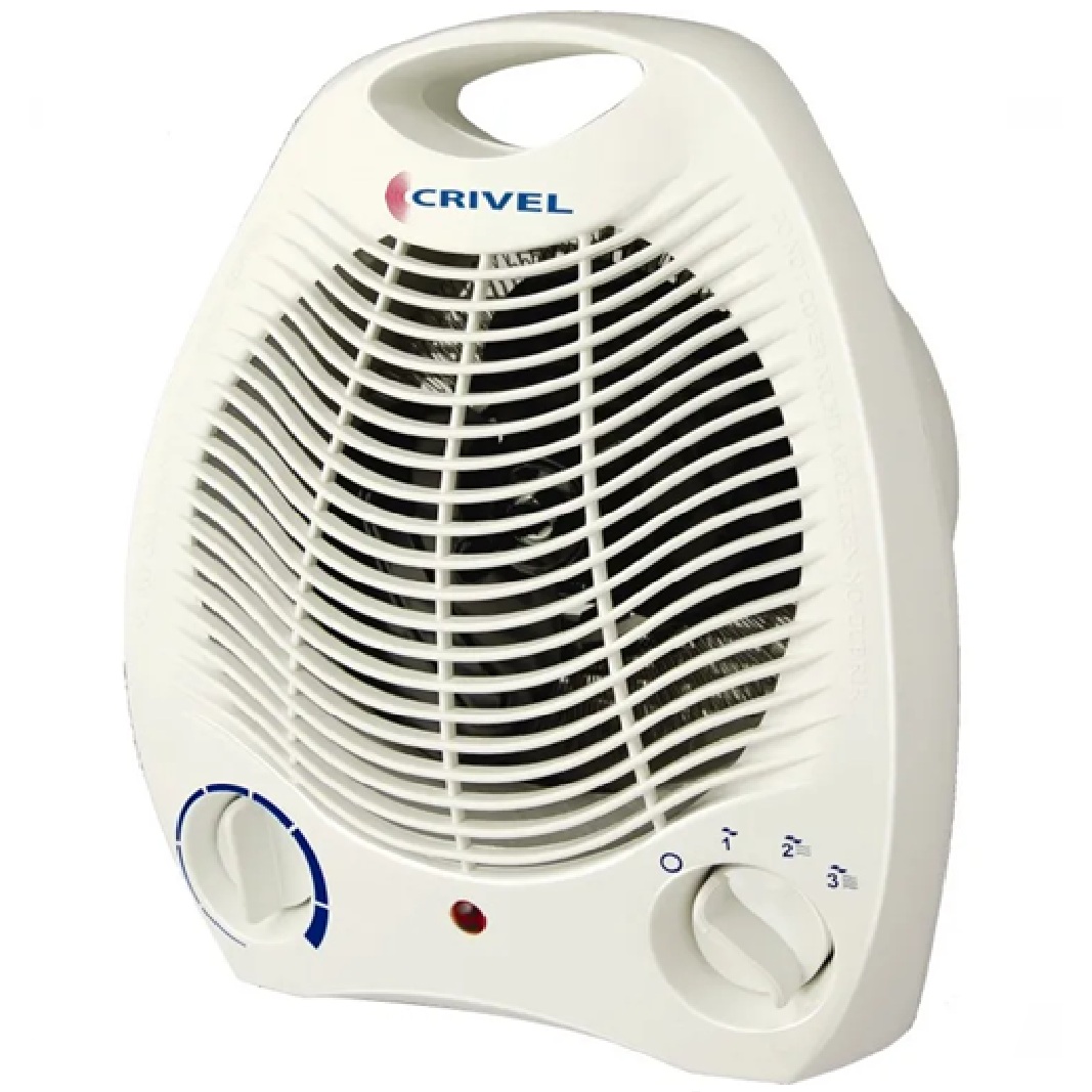 Caloventor Crivel CV‑13 2000 W con Termostato 2 Niveles