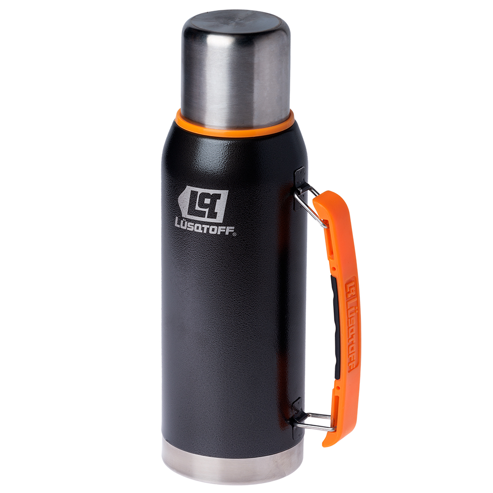 Termo Lüsqtoff TL1‑9N 1 Litro Negro con Manija y Pico Cebador