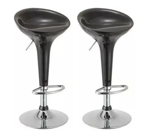 Banqueta de Bar Vonne BABS3‑N Regulable Negro ABS - Imagen 2