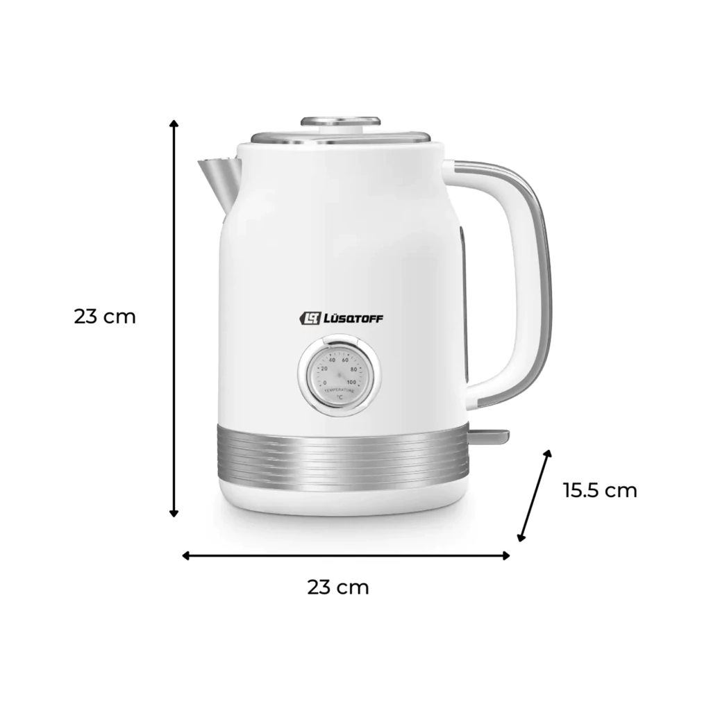 Pava Eléctrica Lüsqtoff LQ‑PV805B 1,7 L con Termómetro Analógico - Imagen 2