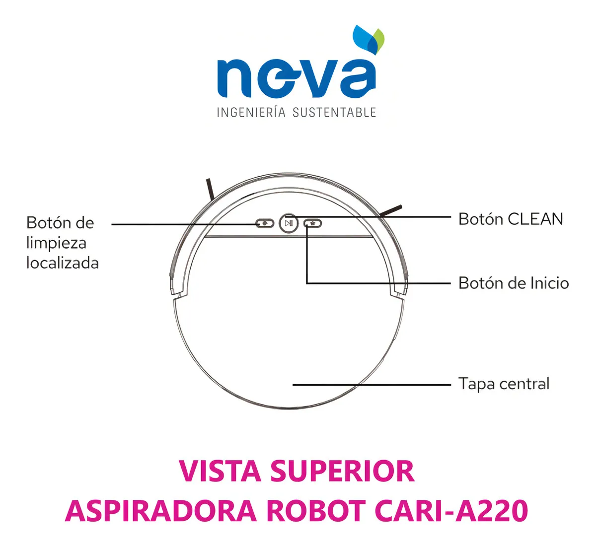 Aspiradora Robot Vonne Mopper CARI‑G420 Wi‑Fi Aspira Trapea - Imagen 8
