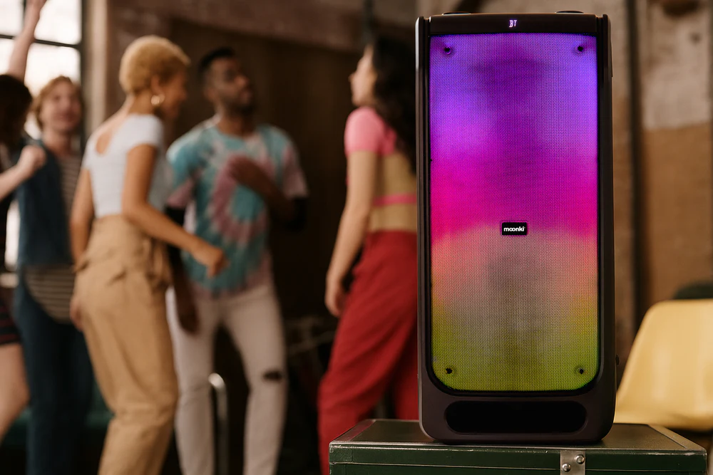 Torre de Sonido Moonki Flame MX‑PB208BLT 90 W RMS Bluetooth TWS - Imagen 6