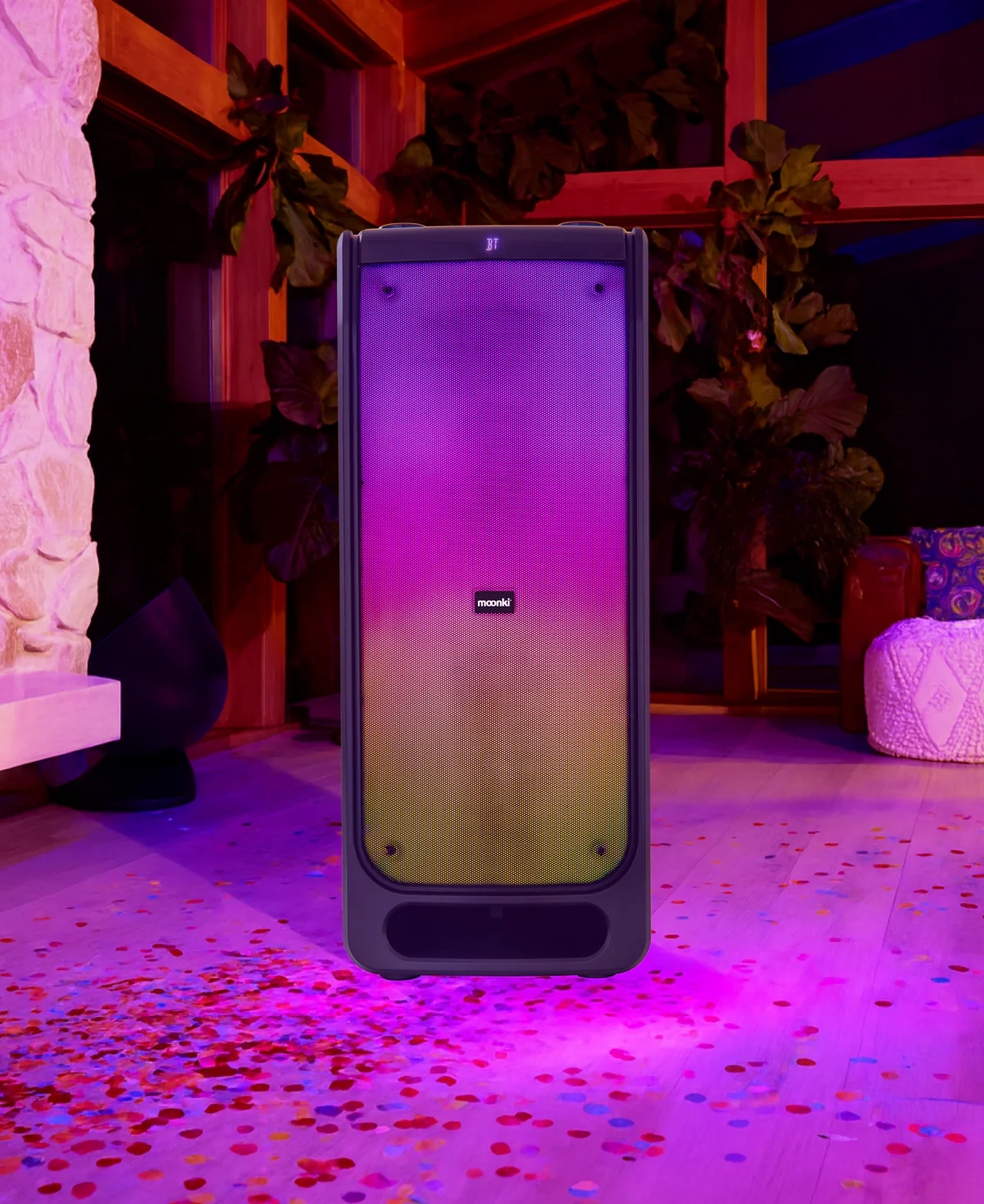 Torre de Sonido Moonki Flame MX‑PB208BLT 90 W RMS Bluetooth TWS - Imagen 8