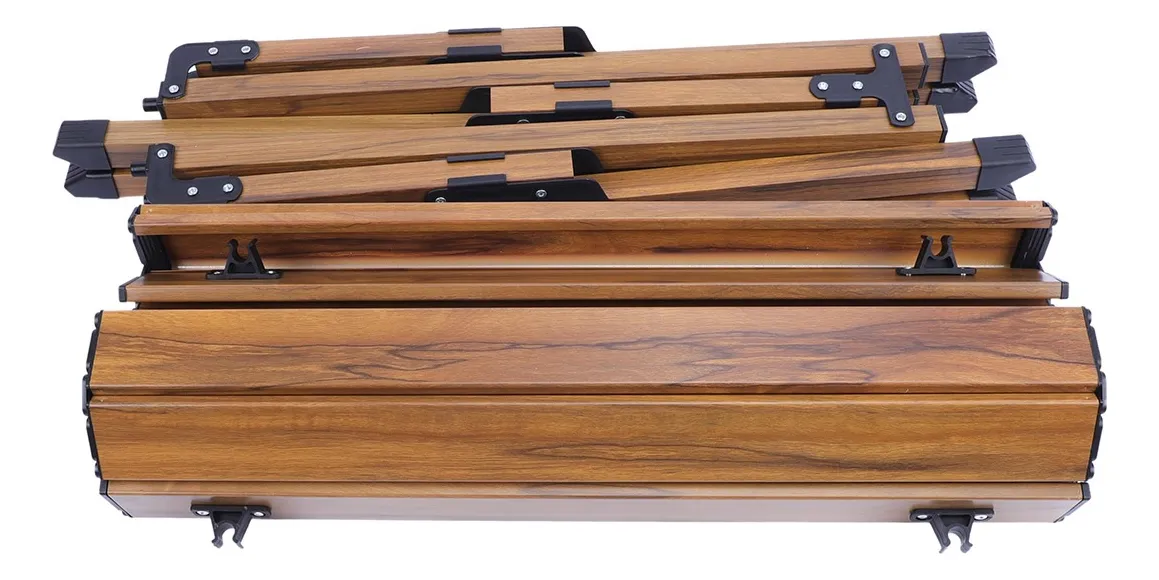 Mesa de Camping Enrollable Kushiro FMCI‑ENAL Aluminio con Bolso - Imagen 5