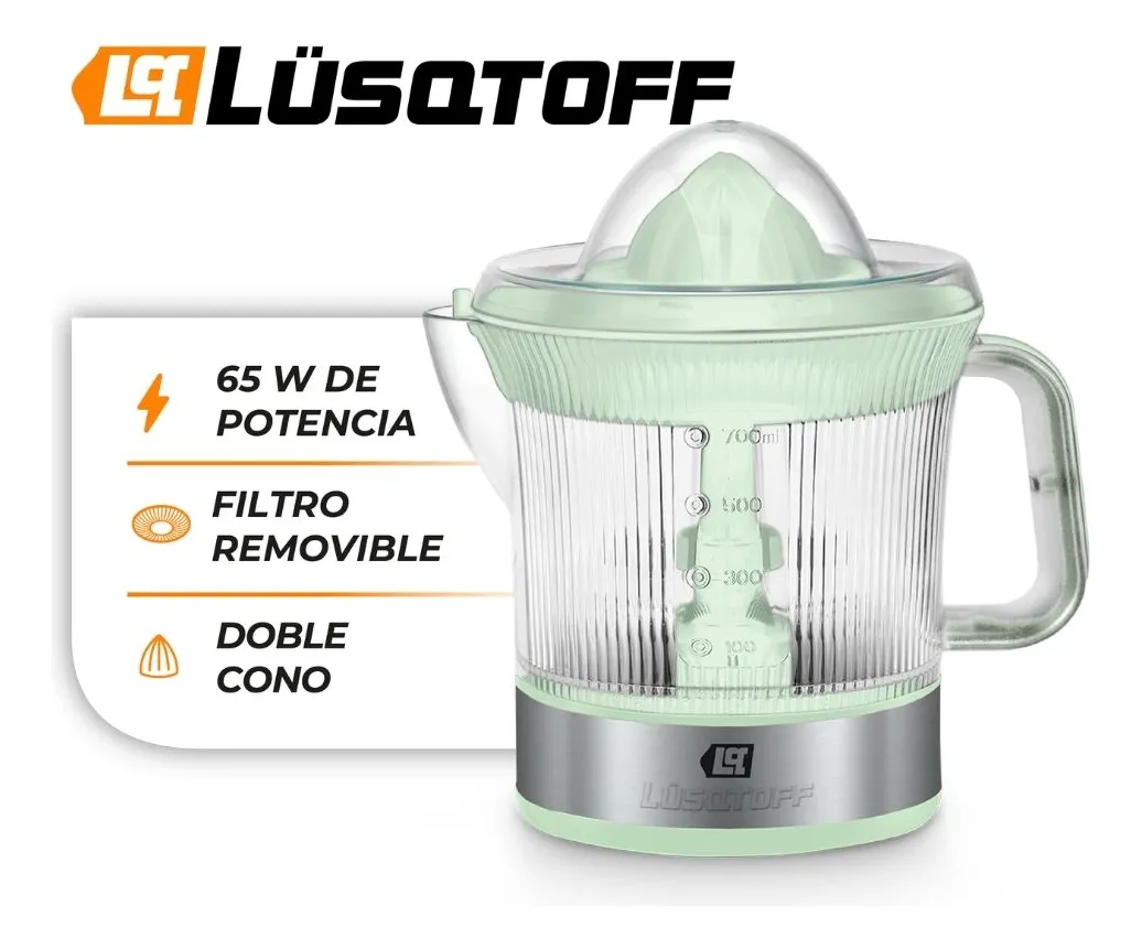 Exprimidor Eléctrico Lusqtoff LQ-EC600 65W 700ml