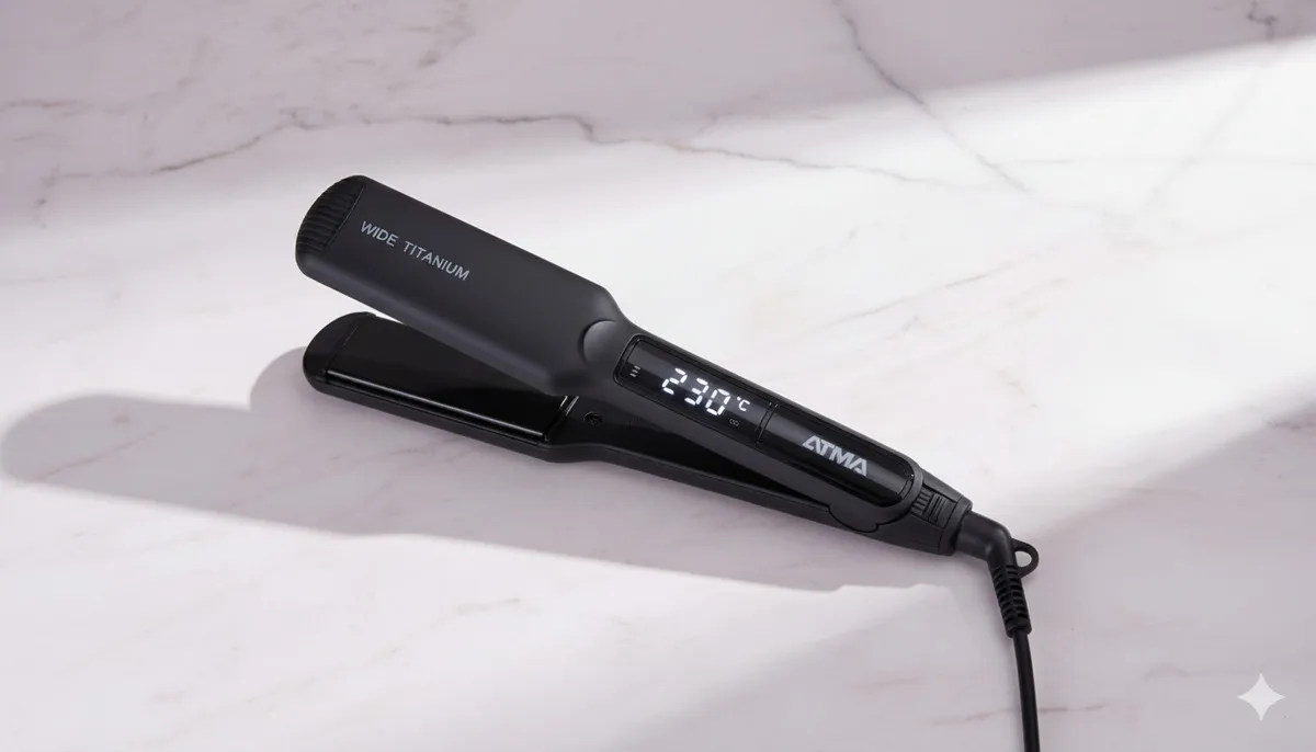Planchita ATMA PL8862NP Wide Titanium Iónica 230°C - Imagen 7
