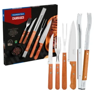 Juego Asador Tramontina 15 Piezas Churrasco