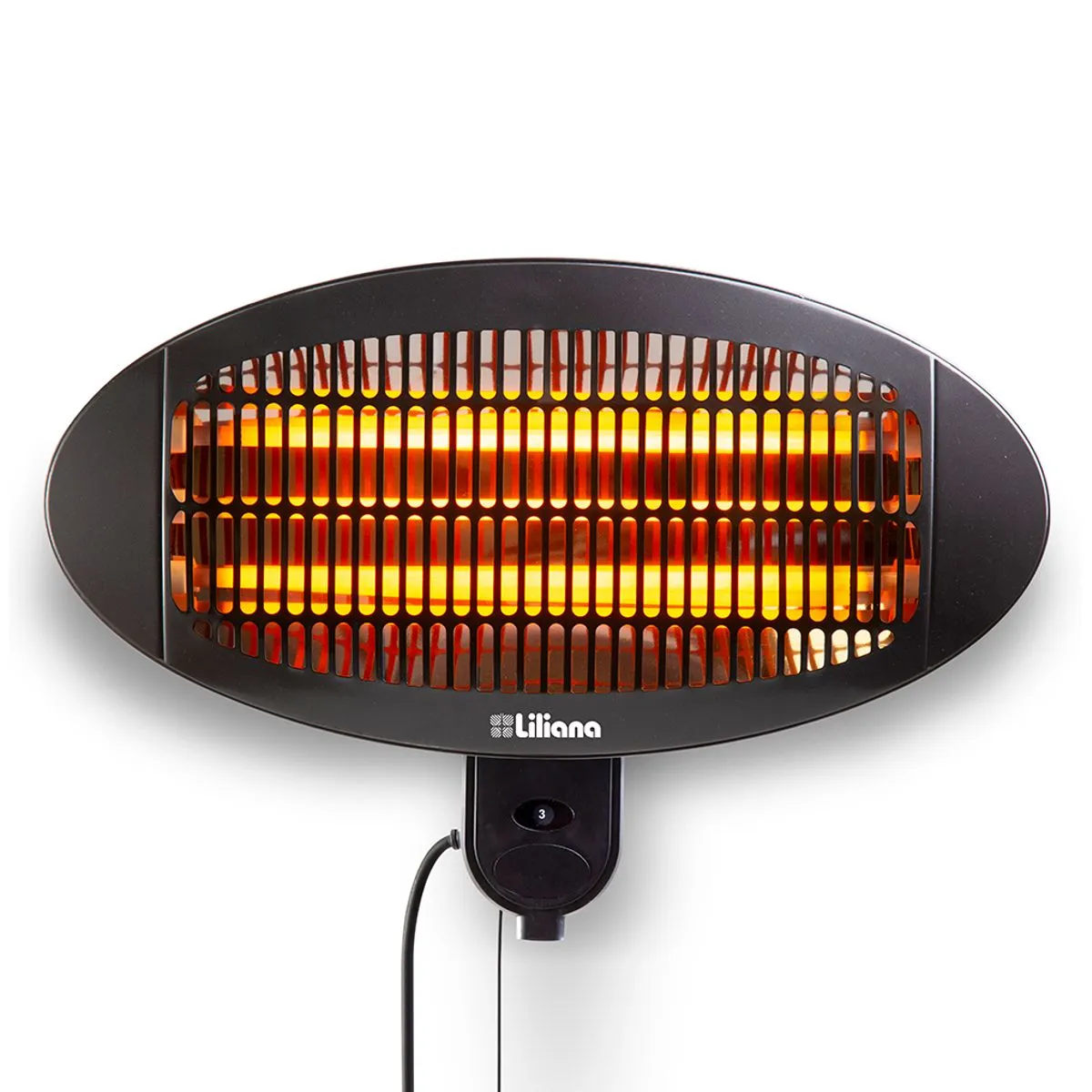 Calefactor Infrarrojo Liliana CIPAR2000 2000W Pared Cuarzo