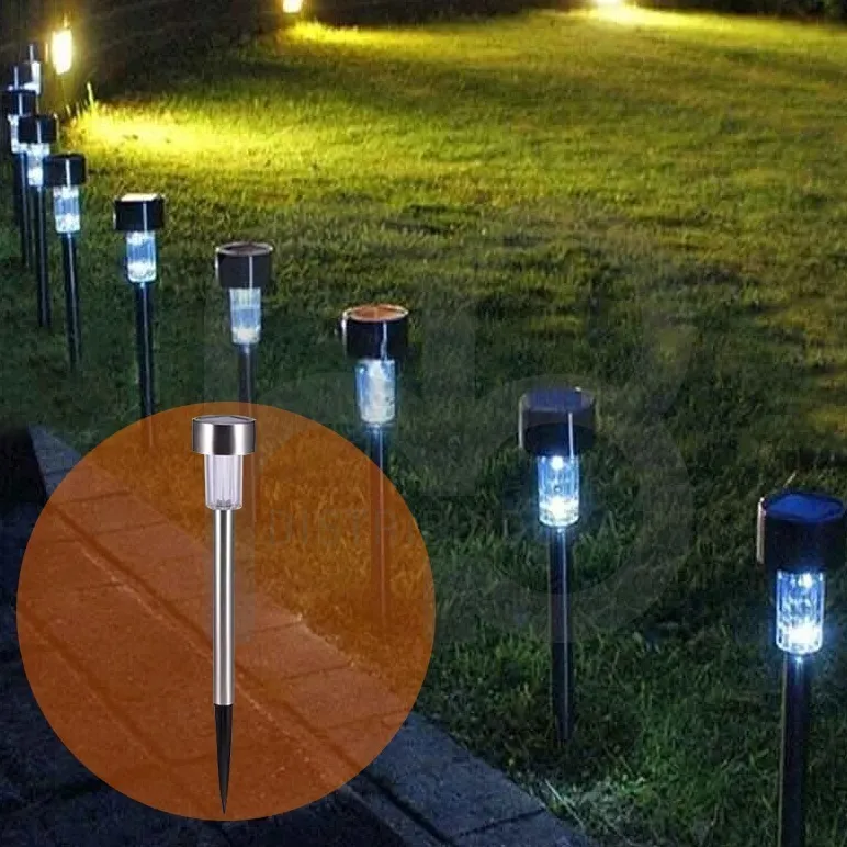 Estaca Solar LED Etheos acero inox. Luz Fría - Imagen 11