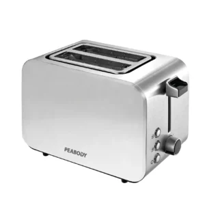 Tostadora Peabody PE-T8127 850W 2 Ranuras Inox / Roja