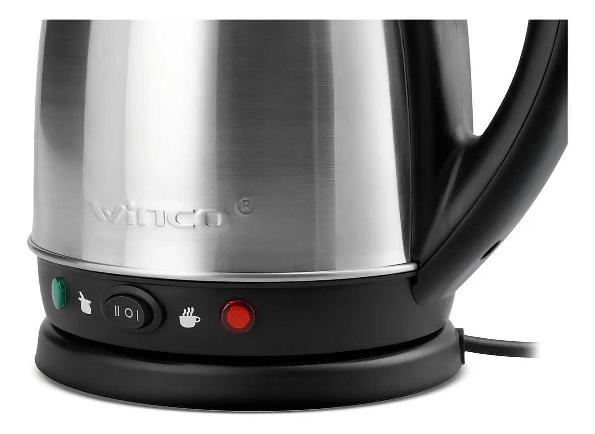 Pava Eléctrica Winco W1702 1.8L 1500W Selector Mate - Imagen 2