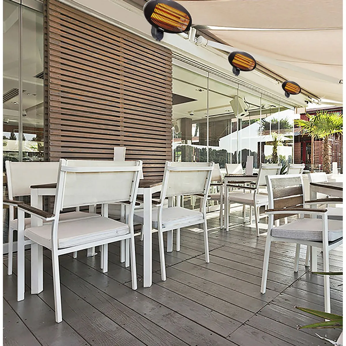 Calefactor Infrarrojo Liliana CIPAR2000 2000W Pared Cuarzo - Imagen 5