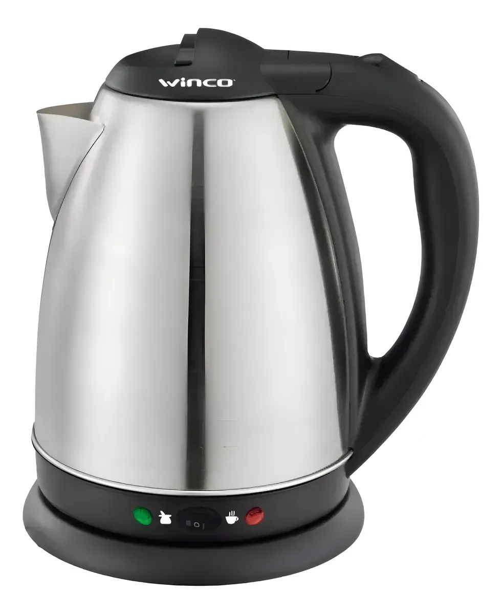 Pava Eléctrica Winco W1702 1.8L 1500W Selector Mate - Imagen 4
