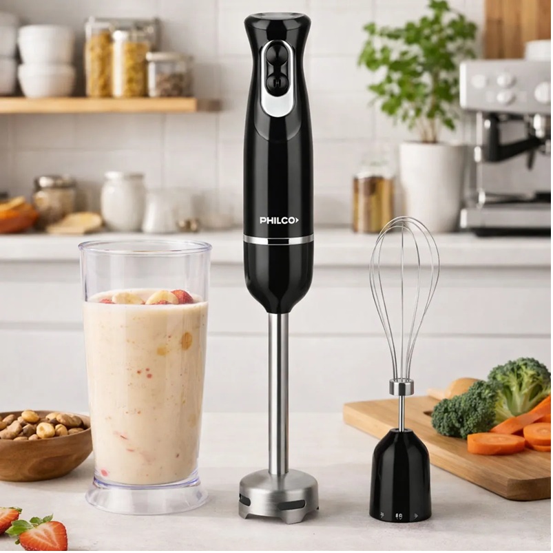 Licuadora de Mano Mixer Philco LMPH8507NP 600W 3en1 con accesorios - Imagen 7