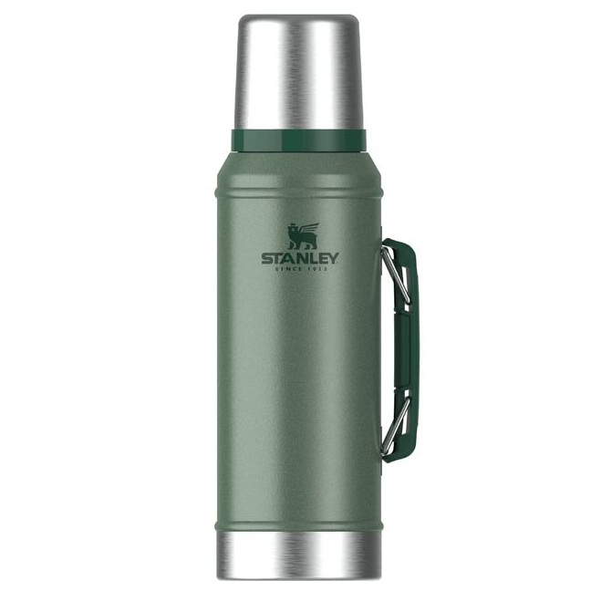 Termo Stanley Classic 950ml Acero con manija y pico cebador