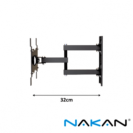Soporte TV 10" a 43" 25kg Nakan SPL-575E Movible Extensible - Imagen 2