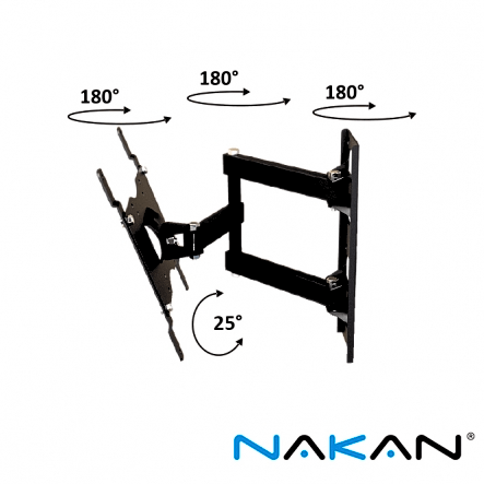 Soporte TV 10" a 43" 25kg Nakan SPL-575E Movible Extensible - Imagen 3