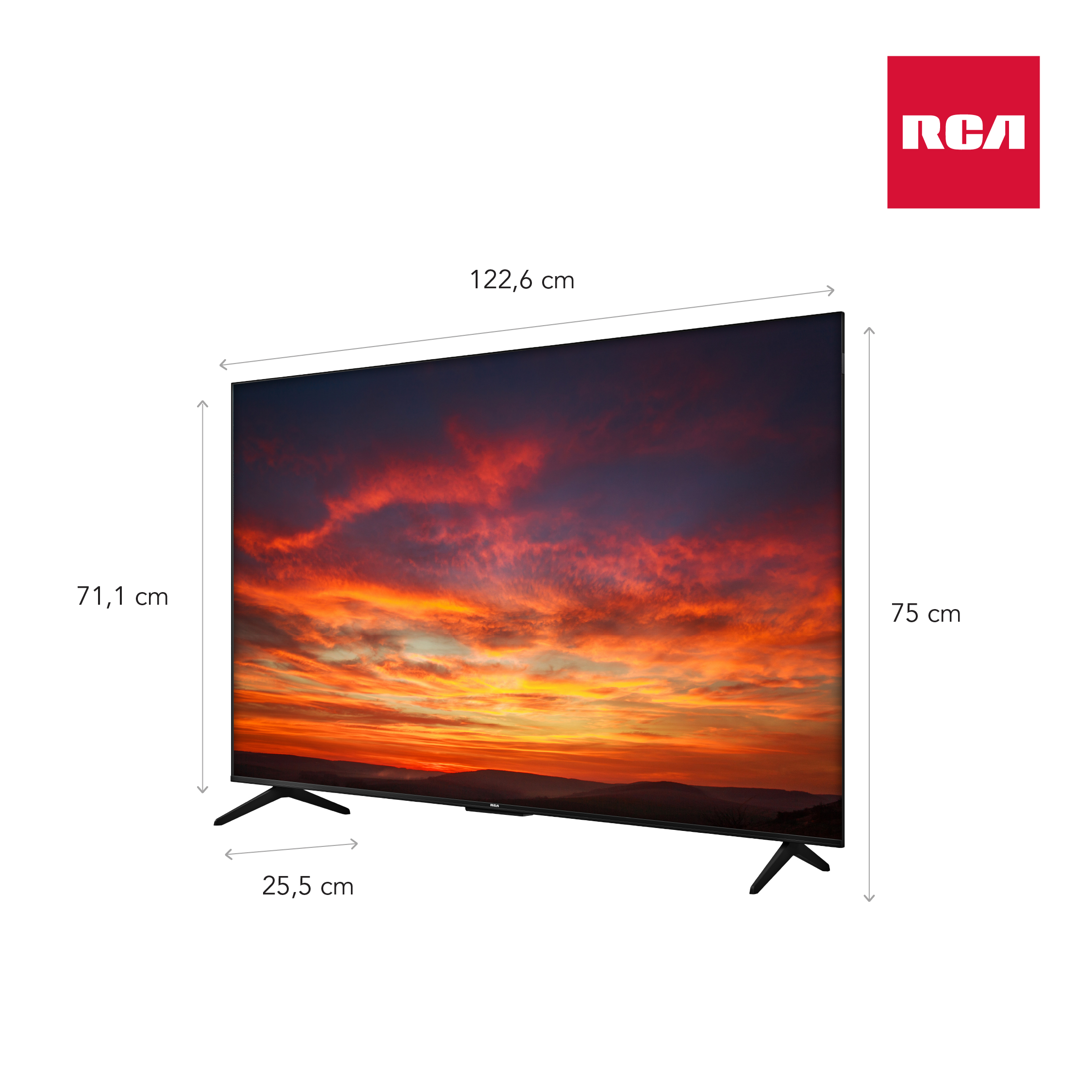 Smart TV 55" RCA QL55TH300-F 55" QLED 4K Google TV - Imagen 2