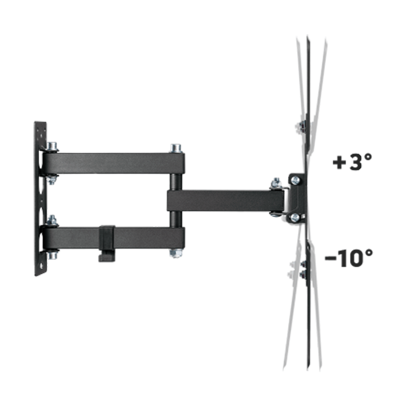 Soporte TV 23" a 60" Onebox OB-M25 Movible 30kg - Imagen 2