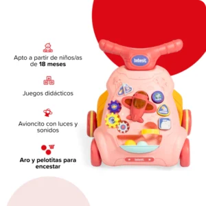Caminador Musical Bebesit 1801 con Luces y Sonidos