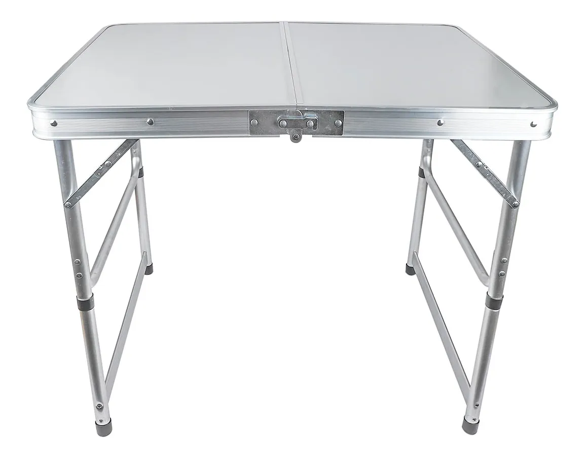 Set de Camping Kushiro FSCI-P2BA Mesa Plegable con 2 Bancos de Aluminio - Imagen 3