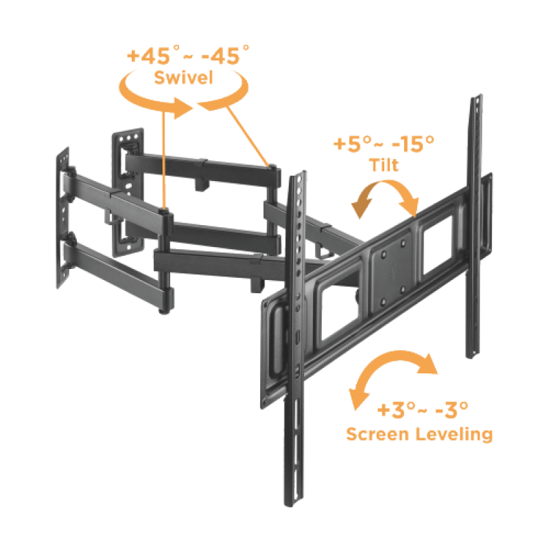 Soporte TV 32" a 75" Onebox OB-M37E Esquinero Articulado - Imagen 3