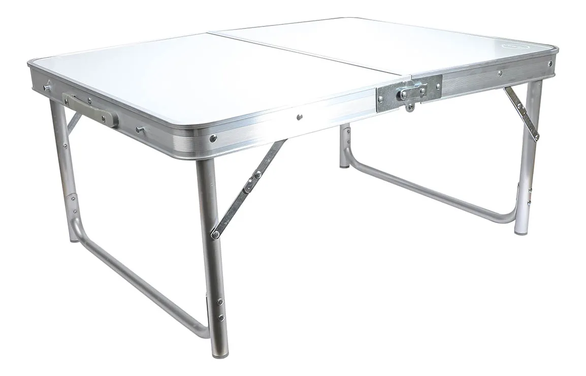 Set de Camping Kushiro FSCI-P2BA Mesa Plegable con 2 Bancos de Aluminio - Imagen 4