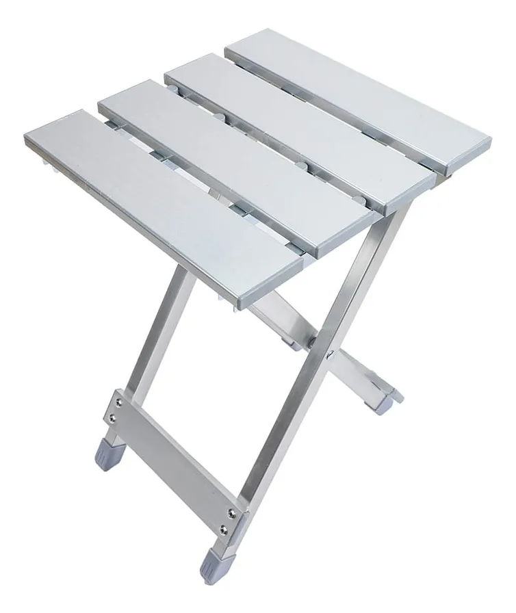 Set de Camping Kushiro FSCI-P2BA Mesa Plegable con 2 Bancos de Aluminio - Imagen 5