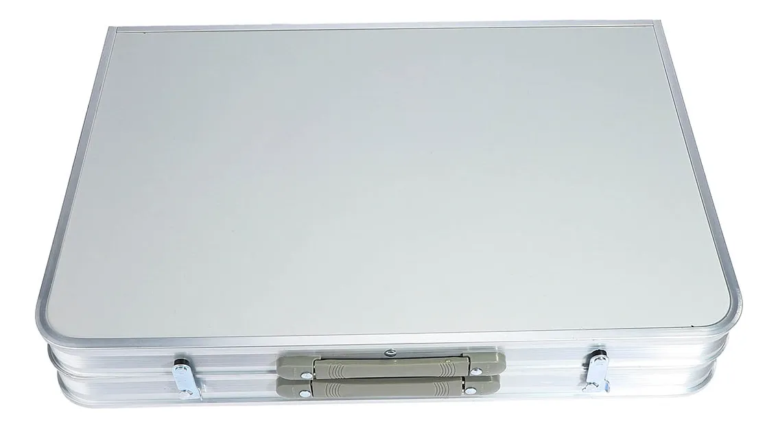 Set de Camping Kushiro FSCI-P2BA Mesa Plegable con 2 Bancos de Aluminio - Imagen 7