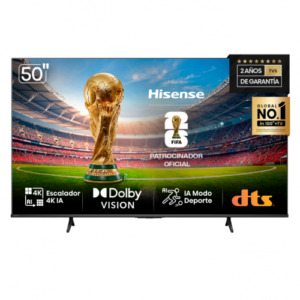 Smart TV 50" Hisense 50A64N UHD 4K VIDAA