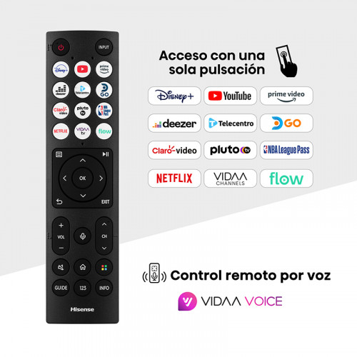 Smart TV 50" Hisense 50A64N UHD 4K VIDAA - Imagen 3
