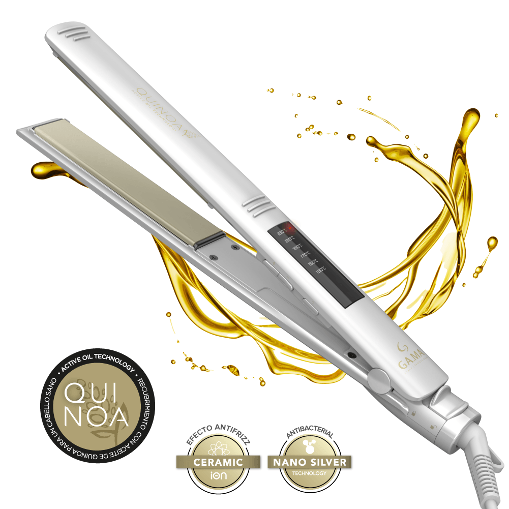 Planchita GAMA Elegance LED Quinoa Active Oil 230°C Display Digital - Imagen 2