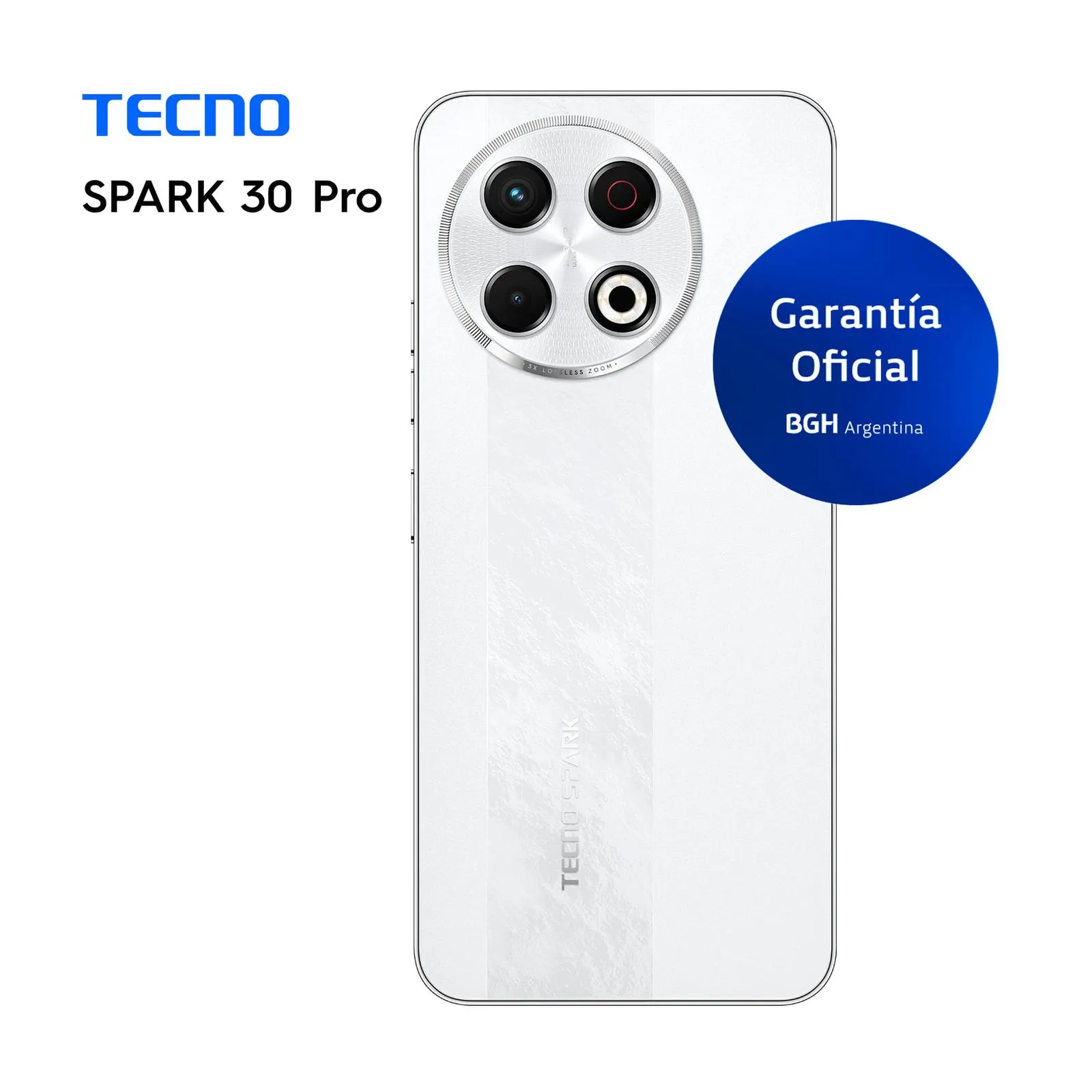 Celular Tecno Spark 30 Pro KL7 128GB Artic Glow - Imagen 2